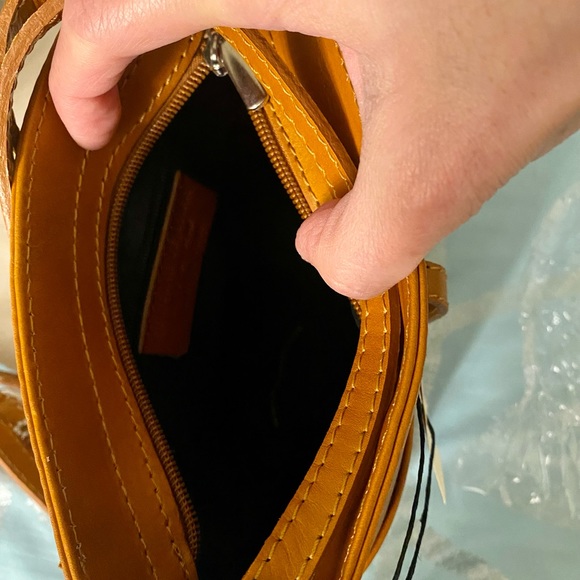 NWT Markese Made in Italy Leather Bucket Bag - Picture 9 of 13